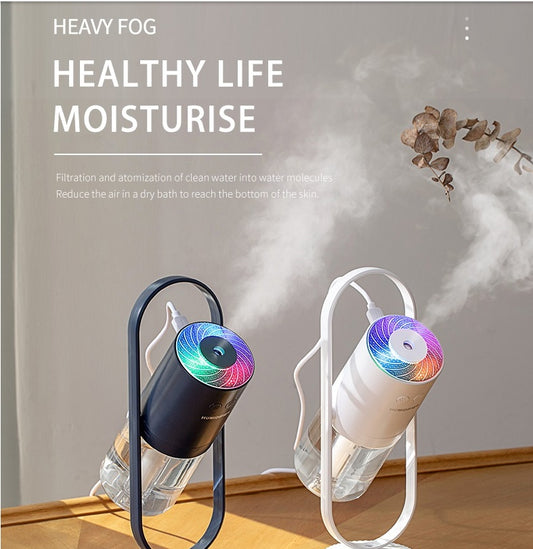 Magic Shadow USB Humidifier: Ultrasonic Air Purifier with Night Light