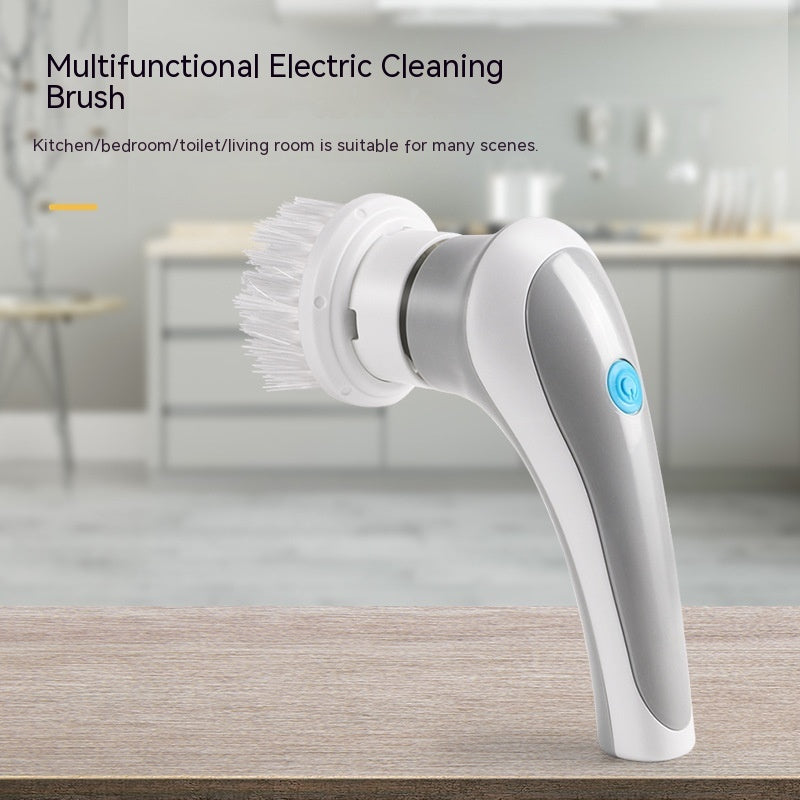 Electric Scrubber: Portable 4-in-1 Cordless Cleaning Brush